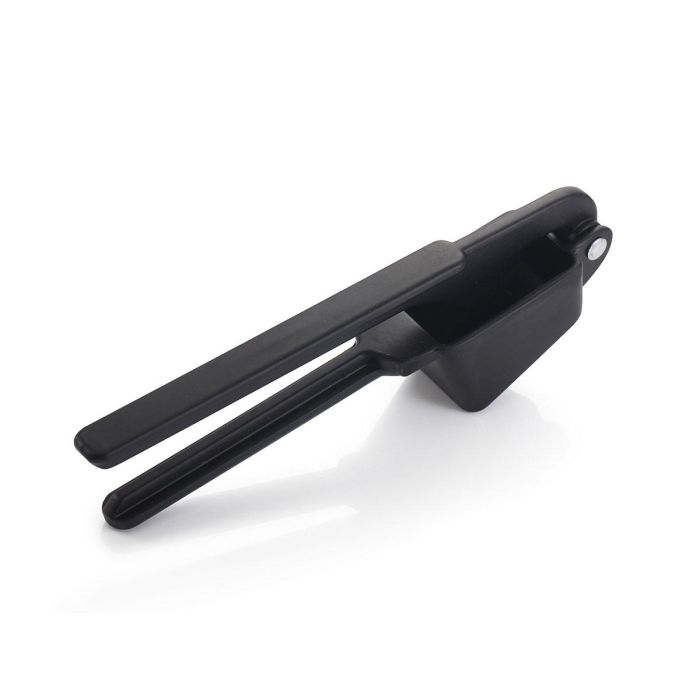 Kinvara Picador de Ajo Manual de Metal Negro 16.5x5x5 cm (Set de 24)