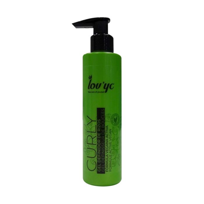 Lovyc Curly gel definidor de rizos formula vegana 200 ml Lovyc Curly gel definidor de rizos formula vegana 200 ml