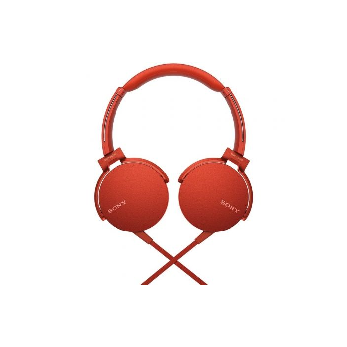 Auriculares Sony MDR-XB550 Extra Bass/ Jack 3.5/ Rojos 1
