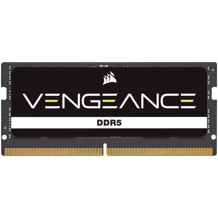 Corsair CMSX32GX5M2A4800C40 Memoria RAM Vengeance DDR5 2x16GB SODIMM 4800 MT/s CL40 1.1V 3 Corsair CMSX32GX5M2A4800C40 Memoria RAM Vengeance DDR5 2x16GB SODIMM 4800 MT/s CL40 1.1V 3