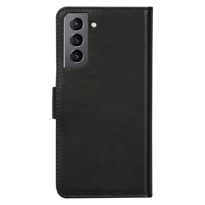 dbramante1928 Lynge - Funda cartera con cierre magnético de cuero negro para Samsung Galaxy S21+ 5G, con bolsillos para tarjetas 7