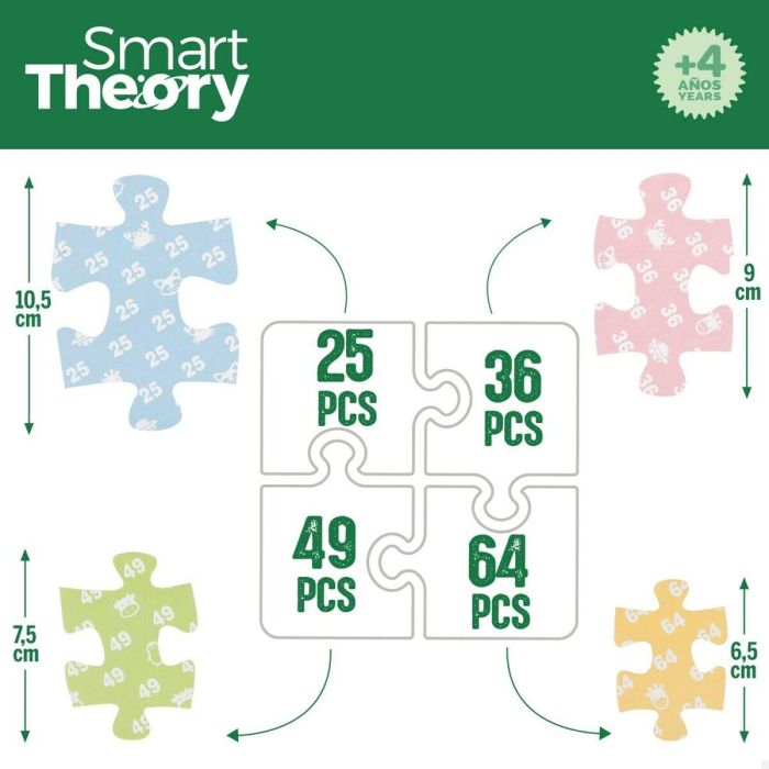 Puzzle Infantil Colorbaby 4 en 1 174 Piezas Granja 68 x 68 cm (6 Unidades) 4 Puzzle Infantil Colorbaby 4 en 1 174 Piezas Granja 68 x 68 cm (6 Unidades) 4