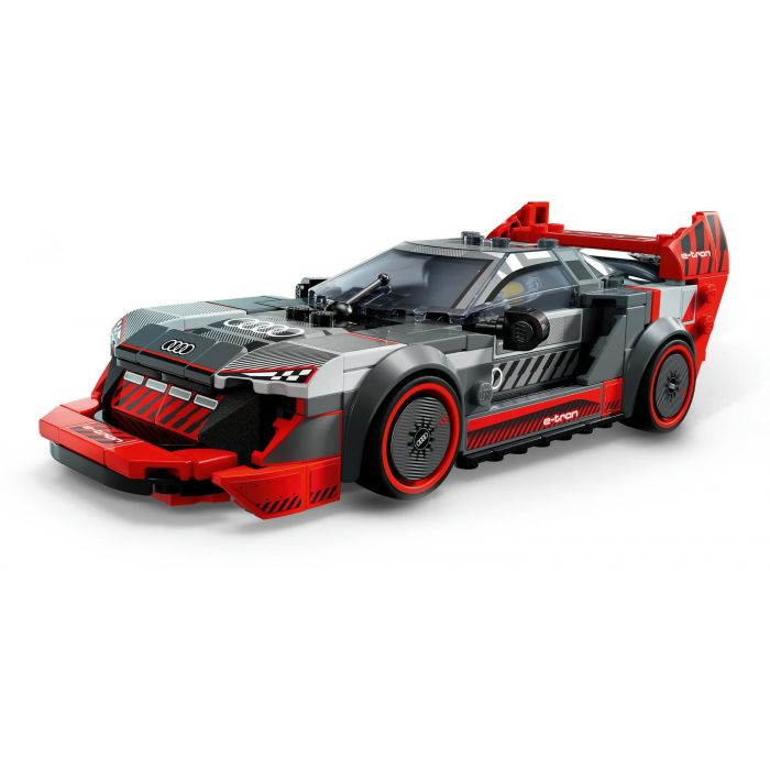 LEGO 76921 Coche de Carreras Audi S1 e-tron quattro Speed Champions, réplica 2022. Incluye minifigura y techo desmontable. Para +9 años. 3 LEGO 76921 Coche de Carreras Audi S1 e-tron quattro Speed Champions, réplica 2022. Incluye minifigura y techo desmontable. Para +9 años. 3