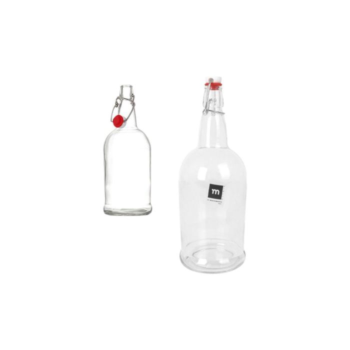 Botella de Cristal La Mediterránea 1 L (12 Unidades) 1 Botella de Cristal La Mediterránea 1 L (12 Unidades) 1
