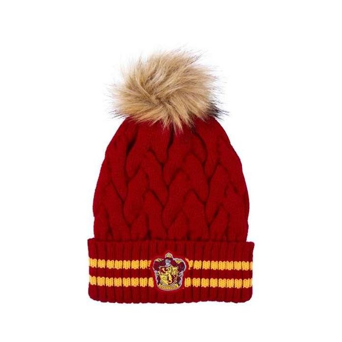 Gorro tricot pompom harry potter gryffindor