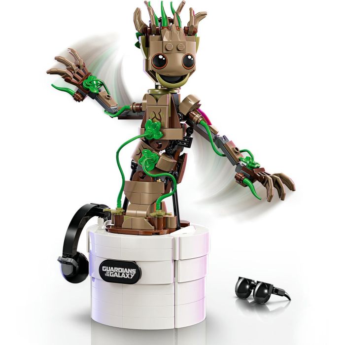 LEGO 76297 Marvel El Baile de Baby Groot, Juguete para construir animado para niños 3