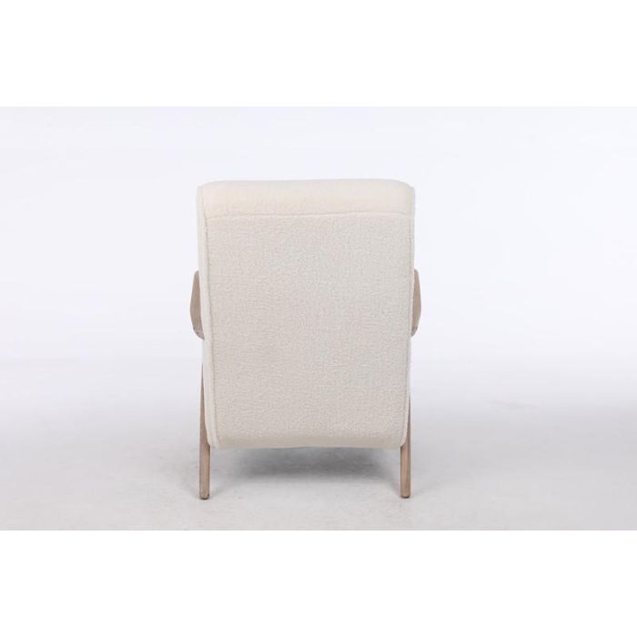 DKD Home Decor Butaca Moderno Blanco Natural 70 x 85 x 68 cm 4