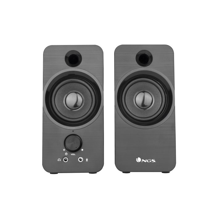 NGS SB 350 Altavoz PC Estéreo 12W con Alimentación USB, Entrada Jack 3.5mm, Micrófono y Salida Auriculares, Plug & Play 1 NGS SB 350 Altavoz PC Estéreo 12W con Alimentación USB, Entrada Jack 3.5mm, Micrófono y Salida Auriculares, Plug & Play 1