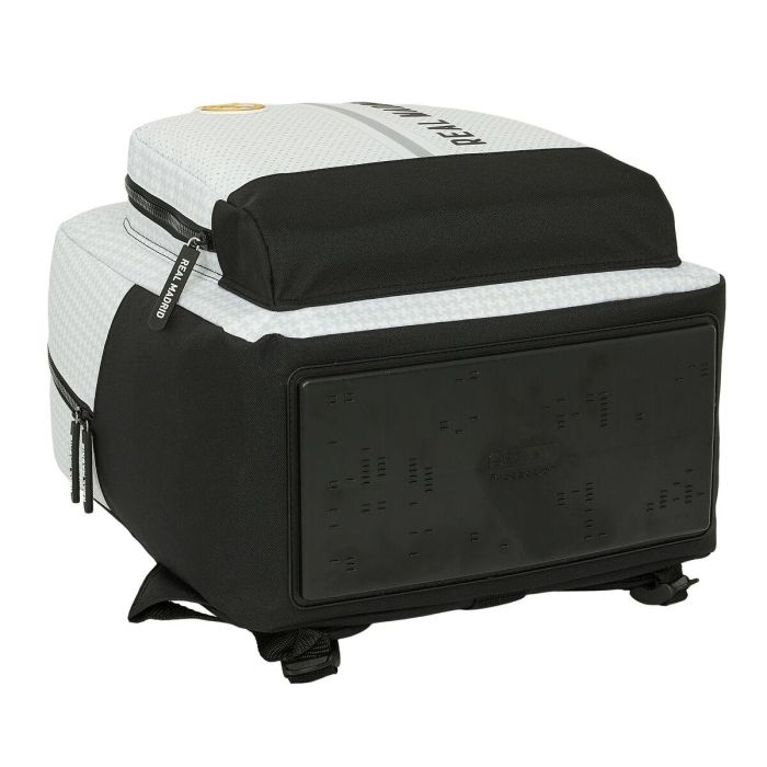 Safta Mochila Escolar con Carro Protection Real Madrid 1ª Equipación 24/25 - 420x320x150 mm 2