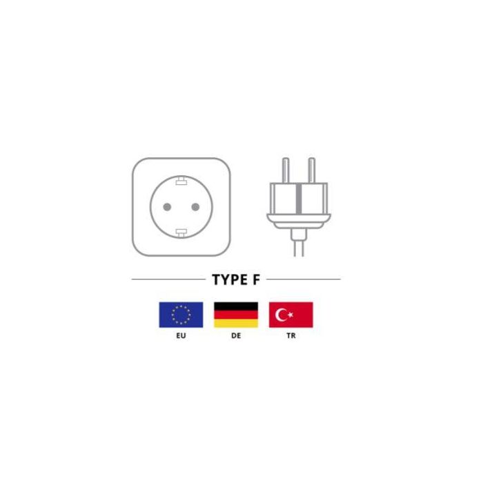 MicroConnect Cable de Alimentación Schuko 2