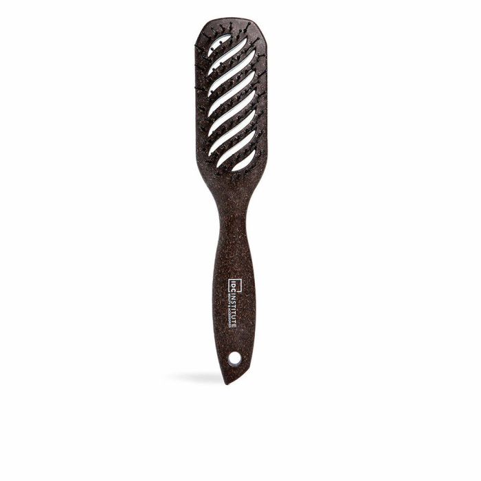 IDC INSTITUTE Cepillo para el Pelo Vented Brush, Fabricado con Café, Biodegradable y Compostable, para Desenredar y Secar 1 Unidad IDC INSTITUTE Cepillo para el Pelo Vented Brush, Fabricado con Café, Biodegradable y Compostable, para Desenredar y Secar 1 Unidad