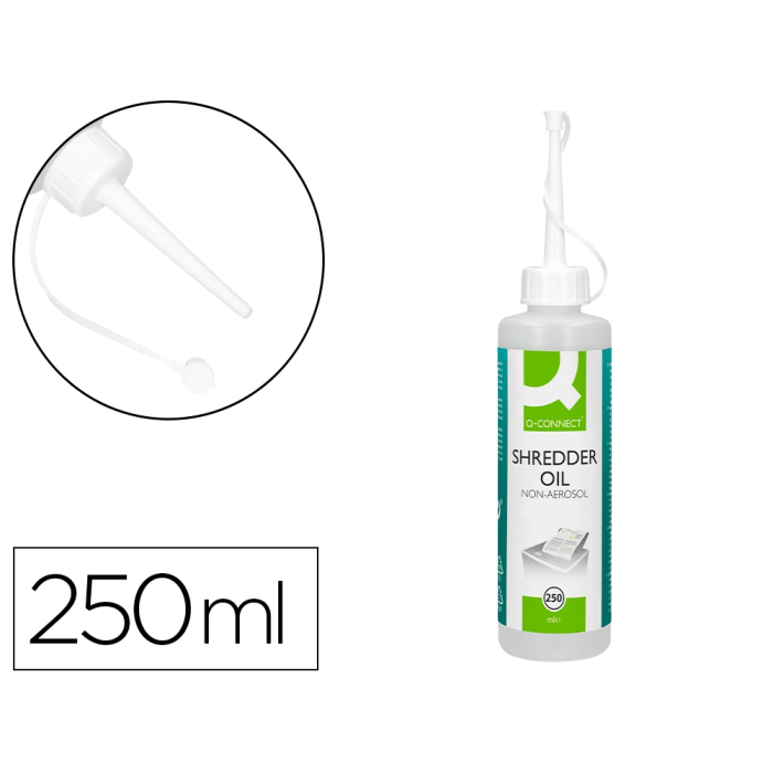 Q-connect Aceite Lubricante para Destructora de Documentos Bote 250 ml 0 Q-connect Aceite Lubricante para Destructora de Documentos Bote 250 ml 0