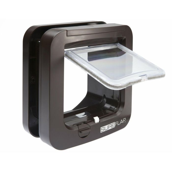 Sureflap Solapa Electrónica para Gato con Lector de Microchip y Acceso Selectivo, Memoriza hasta 32 Gatos, Marrón 2 Sureflap Solapa Electrónica para Gato con Lector de Microchip y Acceso Selectivo, Memoriza hasta 32 Gatos, Marrón 2