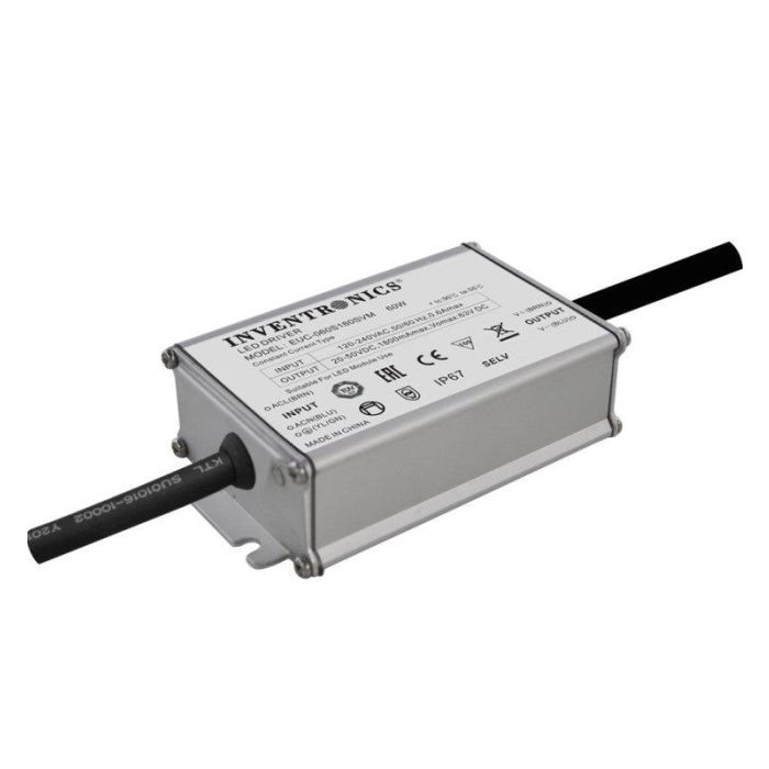 Farola LED 60W Philips Luxeon SMD 3030 160Lm/W Driver Inventronics IP65 120º 5000ºK 2