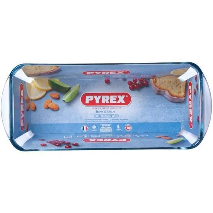 Pyrex Molde de Pastel de Vidrio Transparente 28 cm Resistente a Rayones y Horno hasta 300°C Apto Microondas y Lavavajillas 2