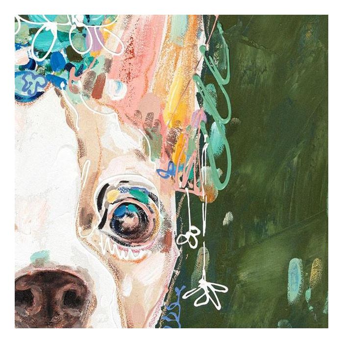 DKD Home Decor Cuadro Moderno Multicolor Pintado a Mano 90x90x3.7 cm (2 Unidades) 1