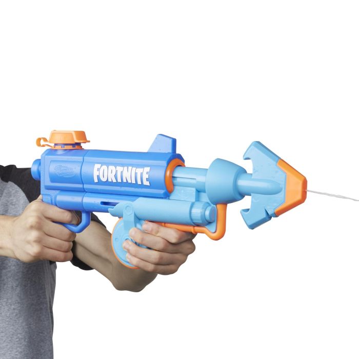 Nerf F2560 Lanzador de Agua Super Soaker Fortnite HG, Réplica del Videojuego con Acción de Bombeo, Juguete para +8 Años 4 Nerf F2560 Lanzador de Agua Super Soaker Fortnite HG, Réplica del Videojuego con Acción de Bombeo, Juguete para +8 Años 4