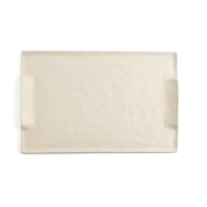 Quid Bandeja Rectangular Mineral Gres Cerámica 35x23 cm (6 Unidades)