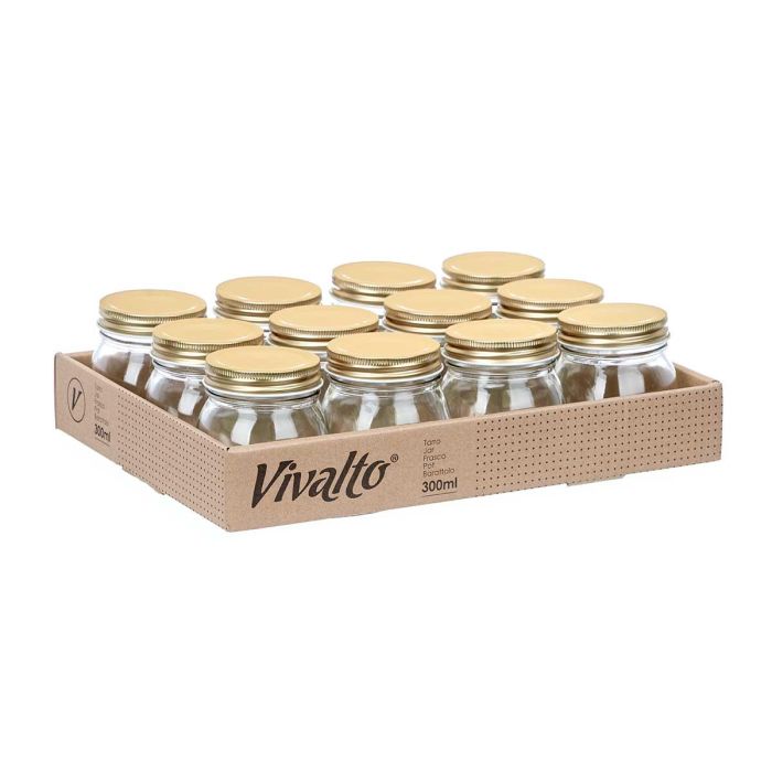 Tarro Conserva 300Ml Vivalto 7X9CM (36 Unidades) 2 Tarro Conserva 300Ml Vivalto 7X9CM (36 Unidades) 2