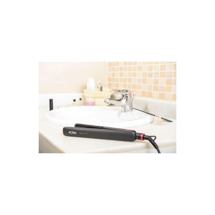 PLANCHA PARA EL PELO SOLAC LONG LISSÉ - PLACAS BASCULANTES 110*20MM - TEMPERATURA 80-220º - CABLE GIRATORIO 360º 4