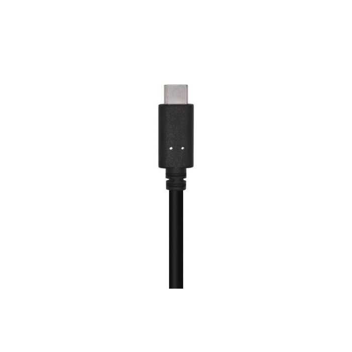 Aisens Cable USB 3.1 Gen2 10Gbps 3A Tipo C a A Negro 1.5M - Carga Rápida y Transferencia de Datos 1