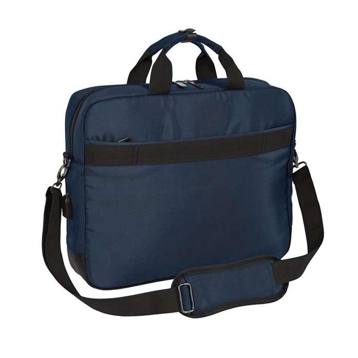 Safta Maletín Bandolera para Ordenador Portátil 15,6 pulgadas Business Negro-Azul-Gris 410x90x330 mm | Cartera Escolar 0 Safta Maletín Bandolera para Ordenador Portátil 15,6 pulgadas Business Negro-Azul-Gris 410x90x330 mm | Cartera Escolar 0