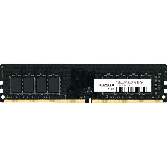 Innovation IT 3200 16GB CL16-20-20 Memoria RAM LD 8-Chip 1.35V