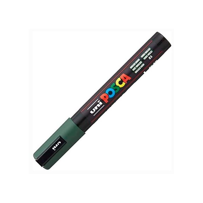 Posca Marcador Pc-5M No Permanente Punta Forma De Bala 1,8 - 2,5 mm Verde Ingles Posca Marcador Pc-5M No Permanente Punta Forma De Bala 1,8 - 2,5 mm Verde Ingles