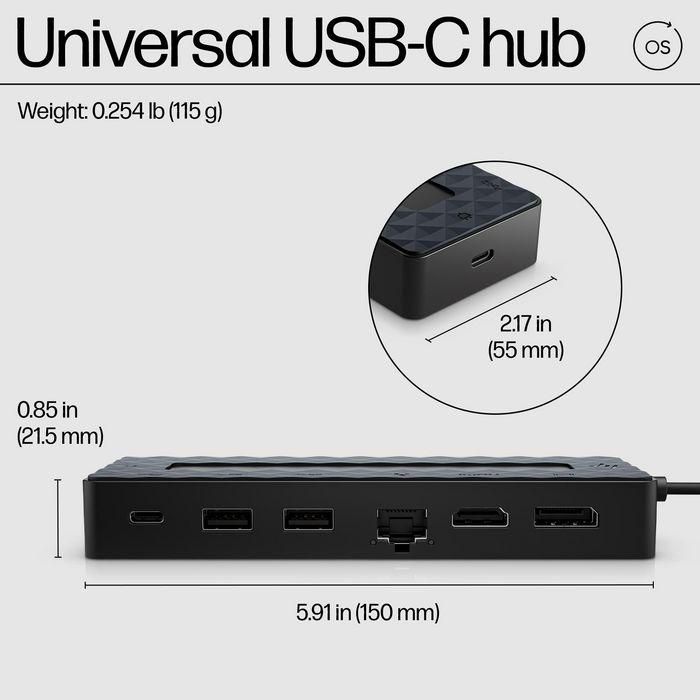 HP Universal USB-C Hub and Laptop Charger Combo 3 HP Universal USB-C Hub and Laptop Charger Combo 3