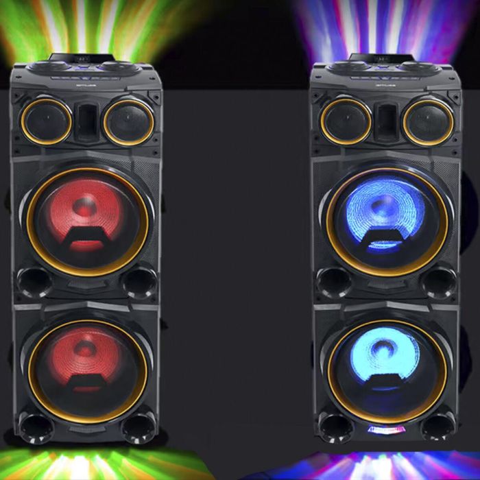 Altavoz Bluetooth Portátil Muse M-1988 DJ Negro 12