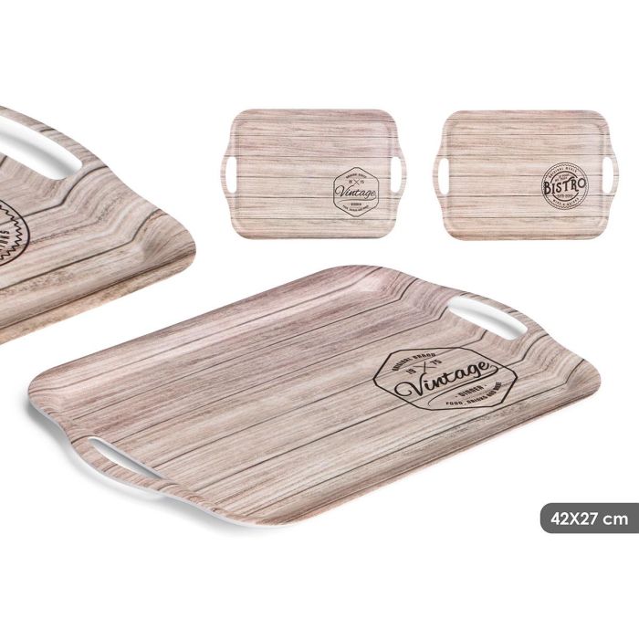 Bandeja Melamina Kinvara 42x27 cm - Surtidos Bistro, Colores Beige, Negro, Rojo (18 Unidades) Bandeja Melamina Kinvara 42x27 cm - Surtidos Bistro, Colores Beige, Negro, Rojo (18 Unidades)