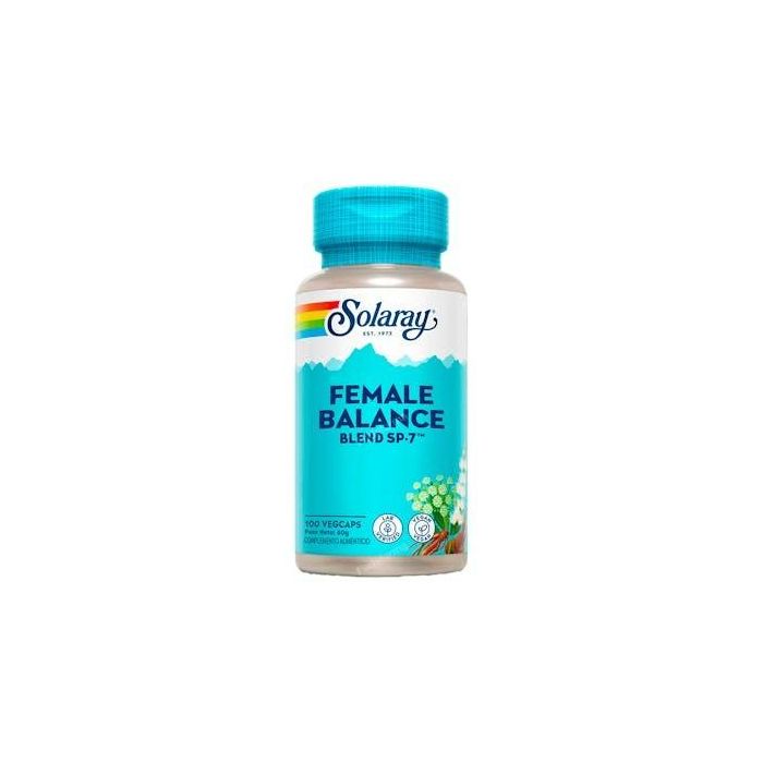 SOLARAY Female Balance, Suplemento Menstruación y Menopausia con Sabal y Cimicifuga, 100 Cápsulas Vegetales Veganas