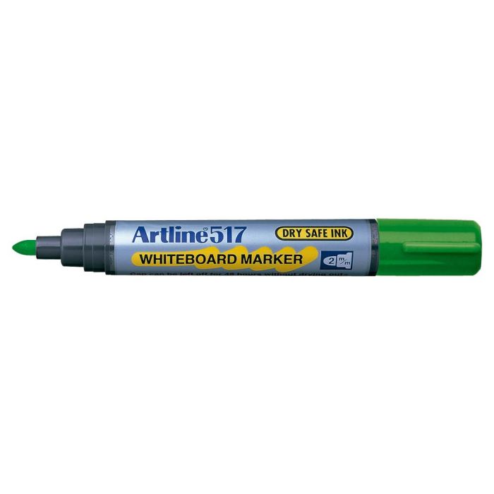 Rotulador Artline Pizarra Ek-517 Verde Punta Redonda 2 mm Tinta De Bajo Olor 12 unidades 1