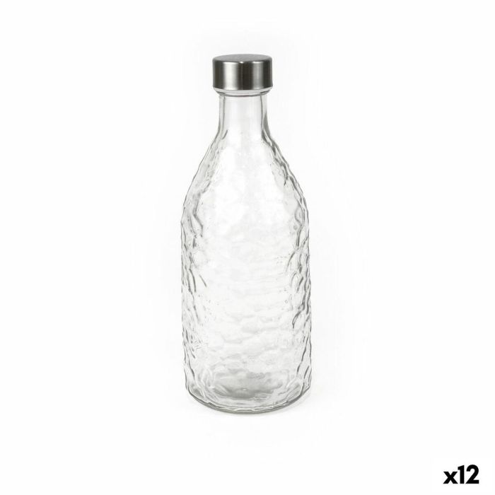 Botella de Cristal La Mediterránea Metal Vidrio 1 L (12 Unidades) Botella de Cristal La Mediterránea Metal Vidrio 1 L (12 Unidades)