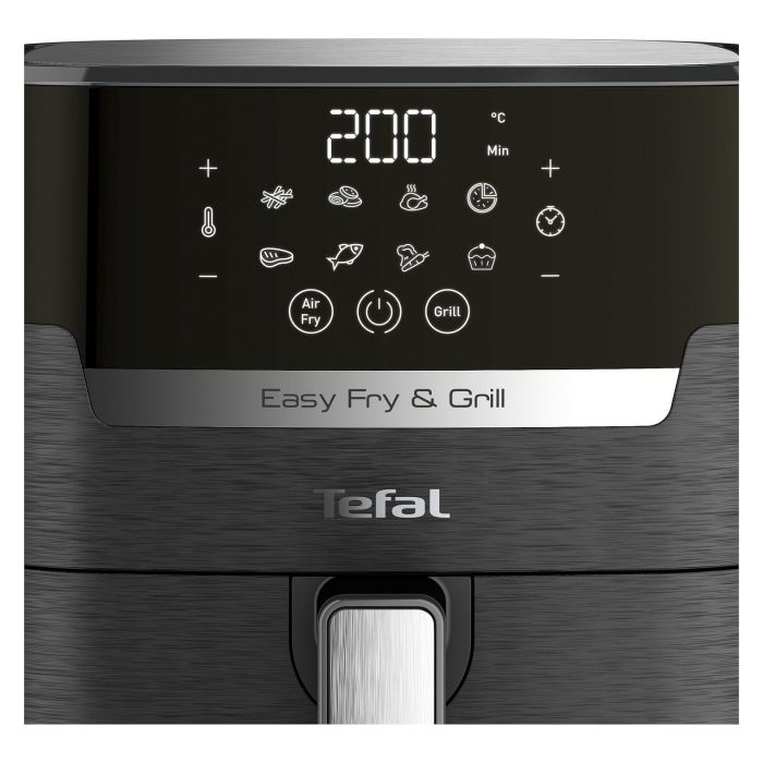 Tefal Easy Fry & Grill EY5058 - Freidora de aire caliente 4.2L para 6 personas con 8 programas: freir, asar, grill, deshidratar, 80-200°C, 1550W, Negro 11