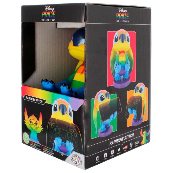 Cable Guy soporte sujecion figura Rainbow Stitch Disney 20cm 16