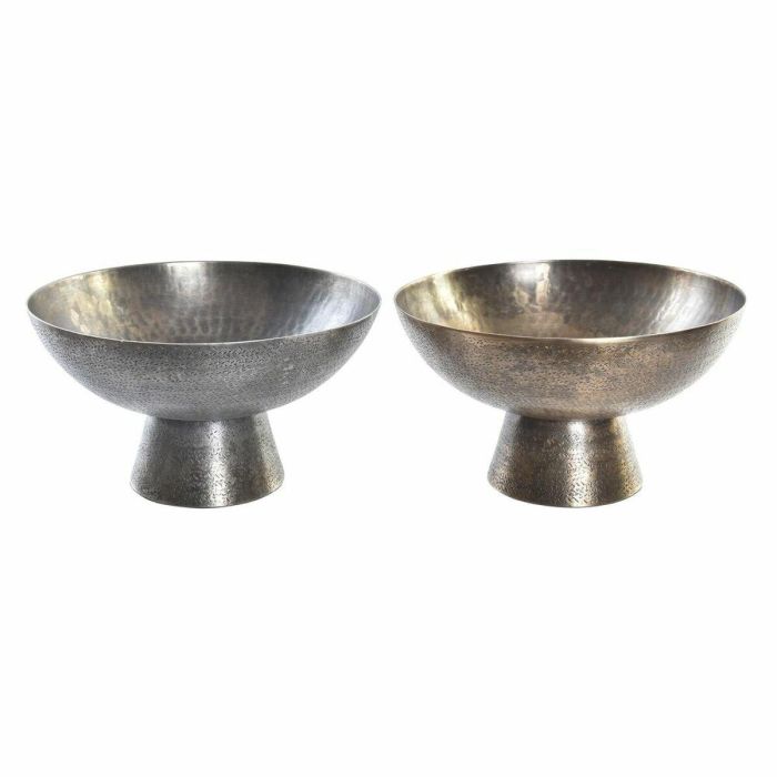Centro Mesa Loft DKD Home Decor Dorado Plateado 30 x 17 x 30 cm (2 Unidades) Centro Mesa Loft DKD Home Decor Dorado Plateado 30 x 17 x 30 cm (2 Unidades)