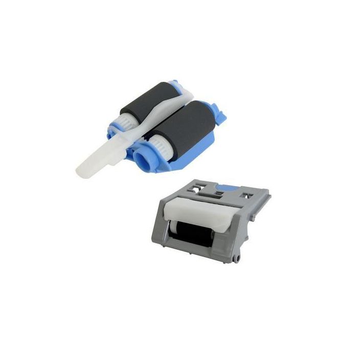HP Paper pick-up roller assembly for HP LaserJet printers, includes 1 roller and 1 separation pad, essential for paper handling. HP Paper pick-up roller assembly for HP LaserJet printers, includes 1 roller and 1 separation pad, essential for paper handling.