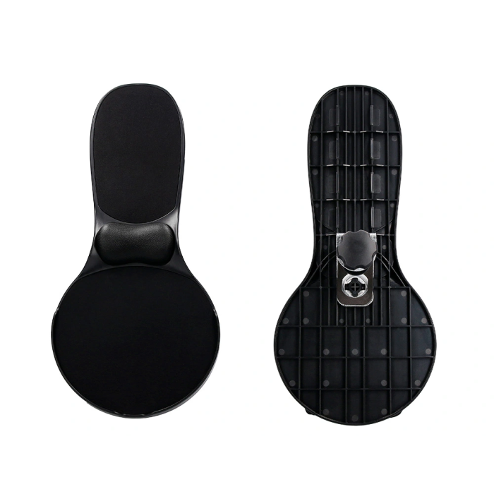 Q-connect Reposabrazos Ergonómico con Alfombrilla de Ratón y Apoyo de Muñeca Color Negro 220x140x480 mm 2