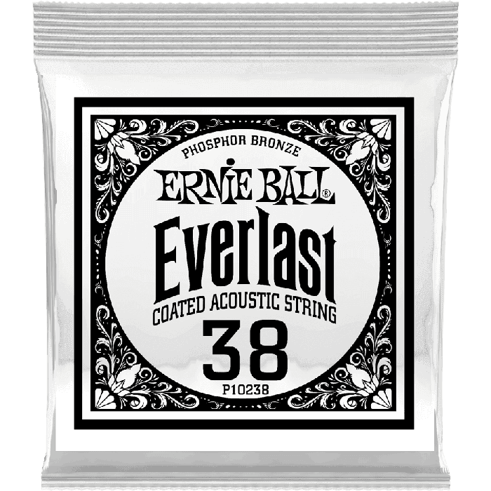 Ernie Ball Cuerda Acústica Everlast Coated Phosphor Bronze .038