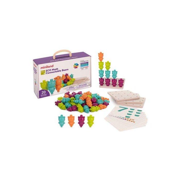 Juego Educat.Miniland Eco Color Bears (3-6 Años)