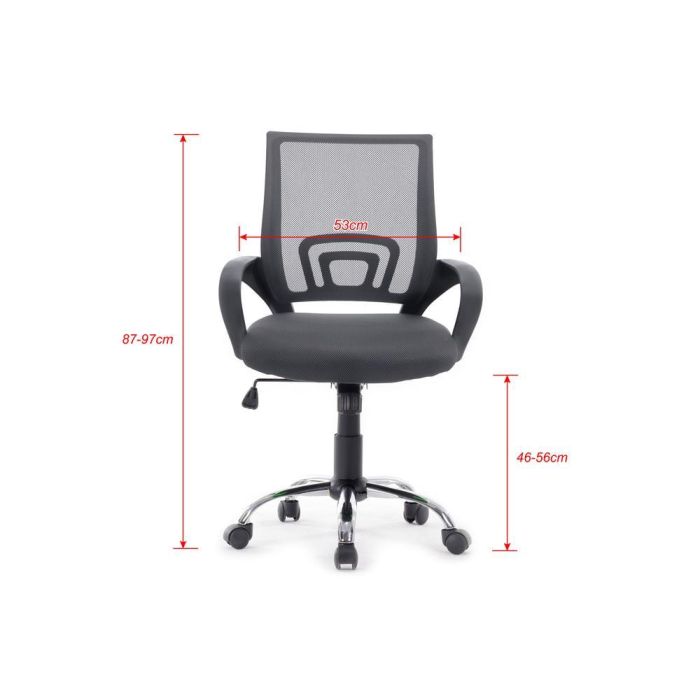 Silla Oficina Equip 651014 gris Ergonomica 4 Silla Oficina Equip 651014 gris Ergonomica 4