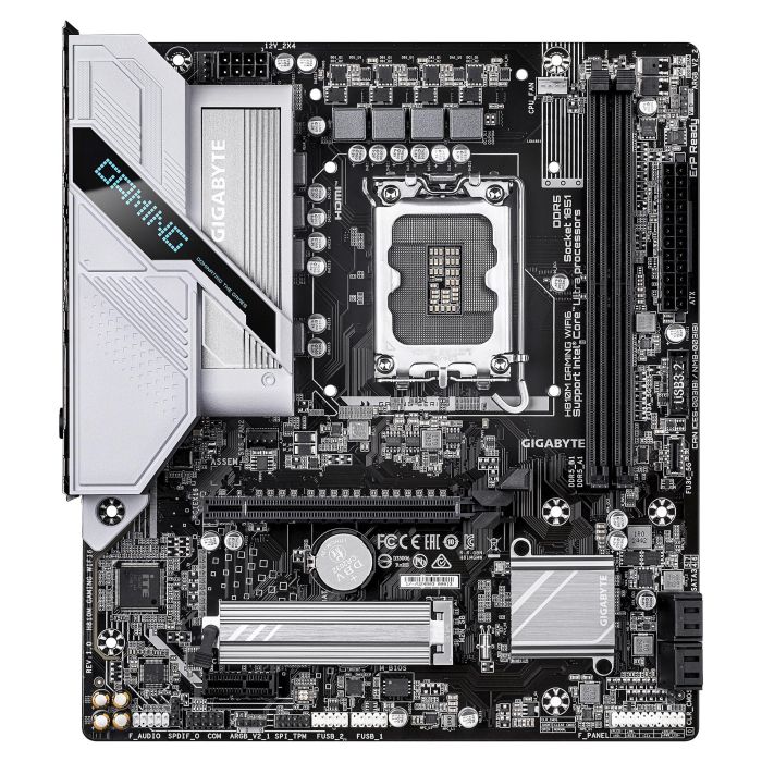 Gigabyte H810M GAMING WIFI6 LGA1851 Placa Base para Intel Core Ultra Serie 2, DDR5, M.2, 2.5GbE, WiFi 6, Micro ATX 1