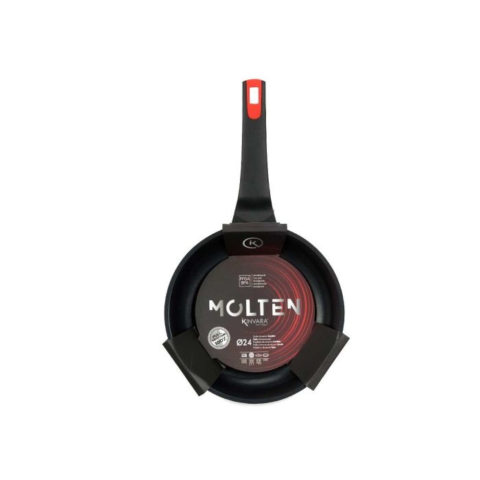Sartén Kinvara 24 cm aluminio fundido, apto inducción, negro (6 Unidades) 2 Sartén Kinvara 24 cm aluminio fundido, apto inducción, negro (6 Unidades) 2