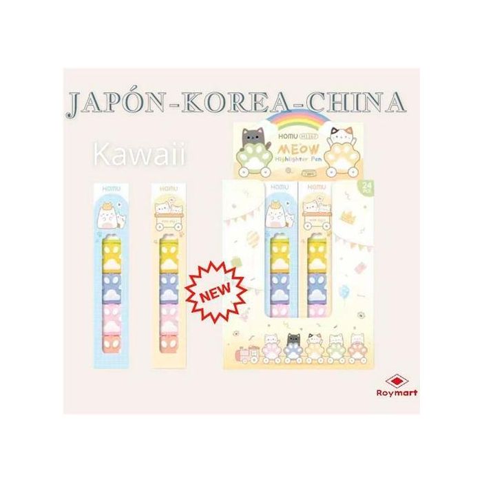 Roymart Marcador Huellas Hawaii Colores Surtidos -120U-