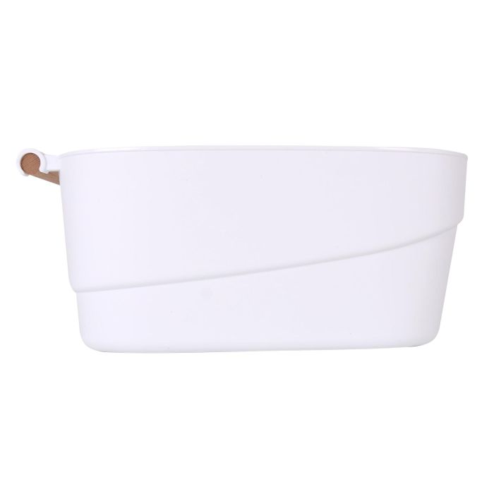 Confortime Cesta Multiusos con Asas de Madera, 18 cm Ancho x 33,5 cm Largo x 15 cm Alto (12 Unidades) 1 Confortime Cesta Multiusos con Asas de Madera, 18 cm Ancho x 33,5 cm Largo x 15 cm Alto (12 Unidades) 1