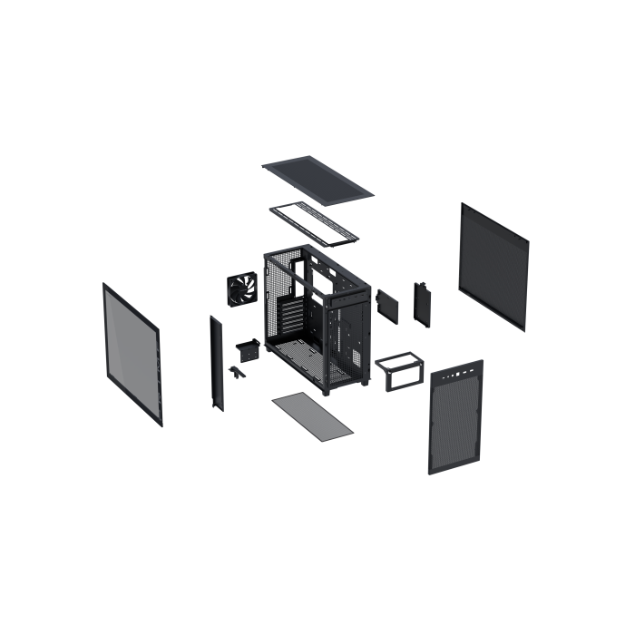 Asus AP303 TG Negro Caja de PC Negro para Placas Base micro ATX, Mini-ITX, ATX 13