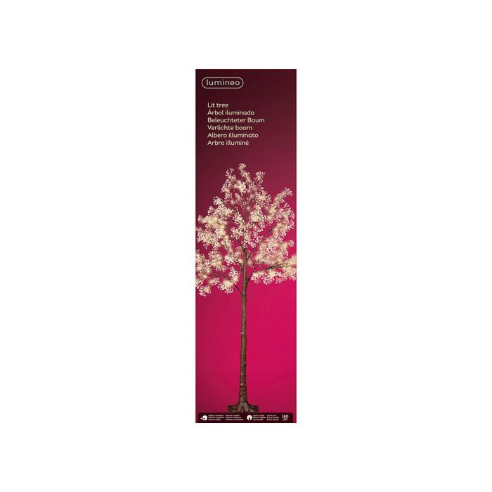 Arbol led gypsophila purpurina ip44 180cm 1