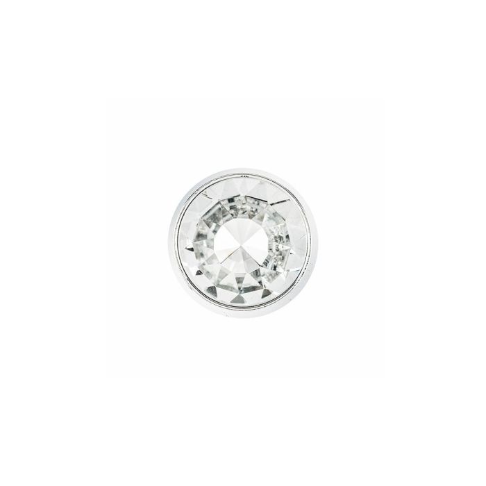 Blister con 4 pomos redondos para mueble fabricado en cristal acabado cromo brillo - transparente mod. 943 ø27mm rei 1 Blister con 4 pomos redondos para mueble fabricado en cristal acabado cromo brillo - transparente mod. 943 ø27mm rei 1