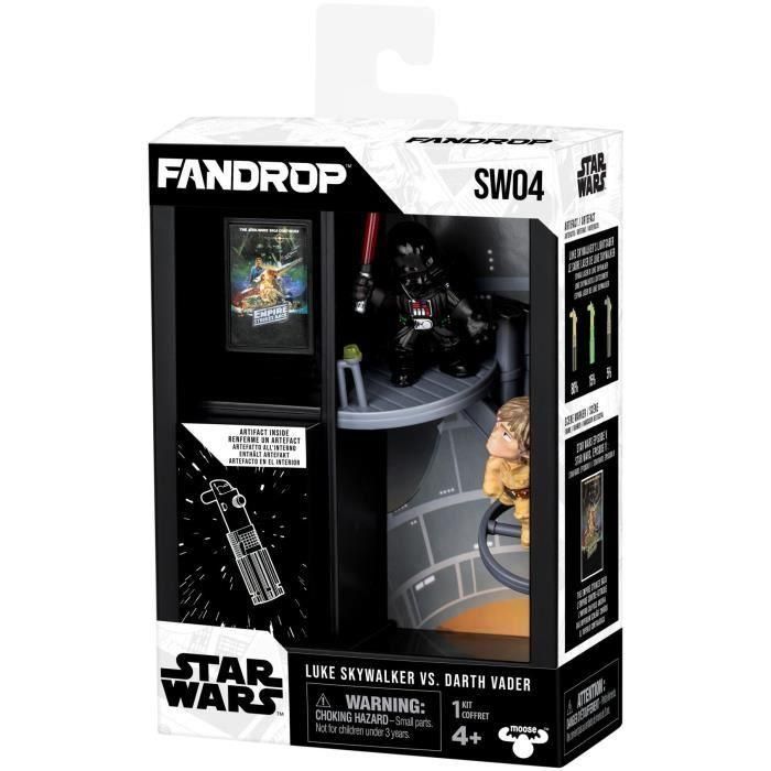Fandrop FAN0630996920770 Figura STAR WARS Luke vs Darth Vader Vitrina con escena de culto + mini póster 18 cm 4 Fandrop FAN0630996920770 Figura STAR WARS Luke vs Darth Vader Vitrina con escena de culto + mini póster 18 cm 4
